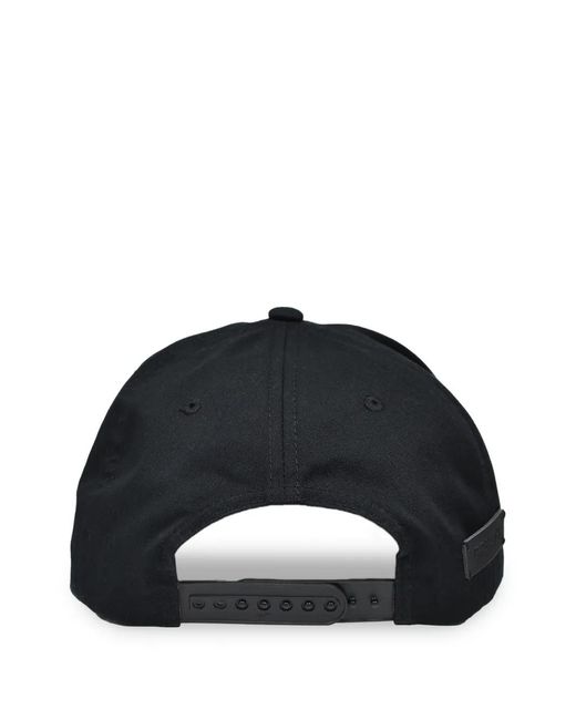 BREATH Black Logo-Embroidered Snapback Cap for men