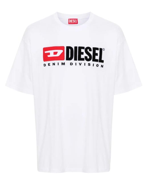 DIESEL White T-Boxt-Div for men