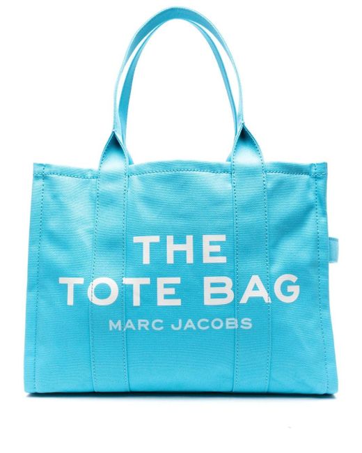 Bolso shopper The Canvas Large Tote Marc Jacobs de color Blue