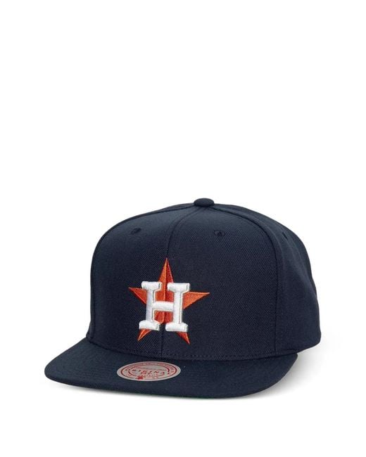 Mitchell & Ness Blue Houston Astros Baseball Cap for men