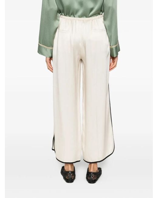 Forte_forte White Cropped Trousers