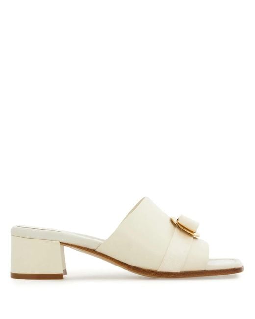 Ferragamo Natural 40Mm Vara Sandals