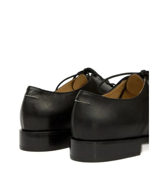MM6 by Maison Margiela Black Lace-Up Derby Shoes for men