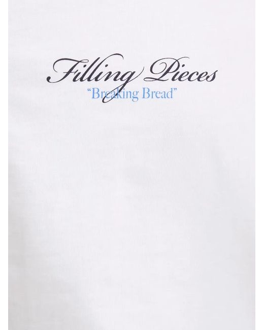 Filling Pieces White Citrus Graphic-Print T-Shirt for men