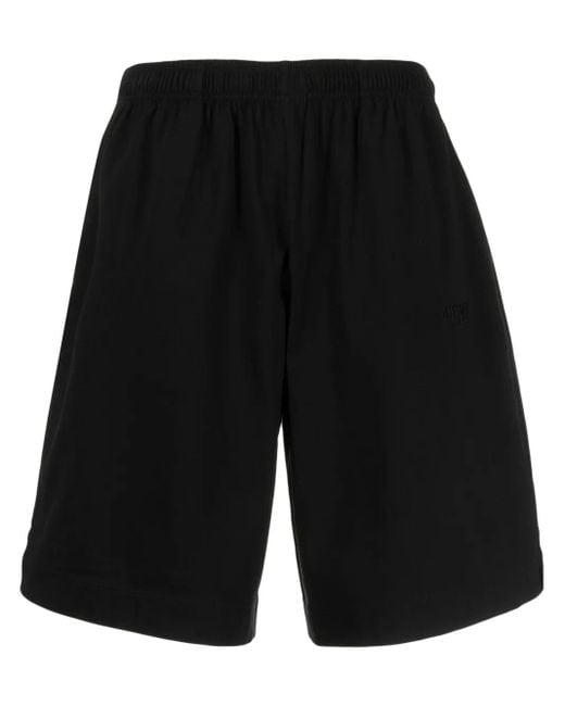 Vetements Black Slip-On Cotton Track Shorts
