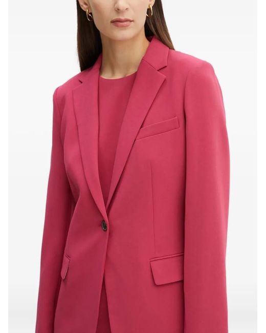 Theory Pink Button Pocket Blazer