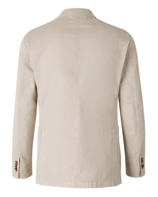 Boglioli Natural Single-Breasted Blazer for men