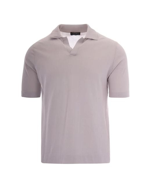 Ballantyne Purple Short-Sleeved Polo Shirt for men