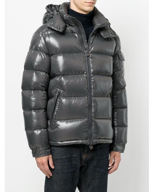 Moncler Maya Padded Jacket in Gray for Men | Lyst