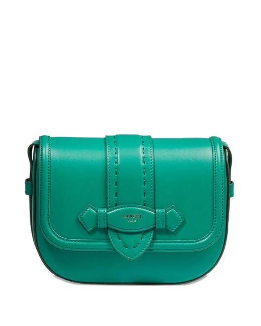 Lancel Sienna Leren Tas Met Omslag in het Green