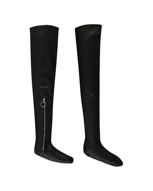 Cedric Charlier Black Knee-High Socks