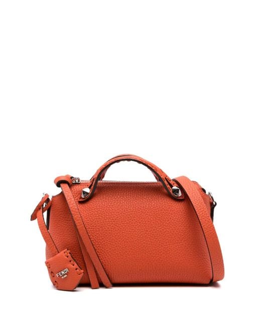 Fendi Red Mini By The Way Selleria Umhängetasche