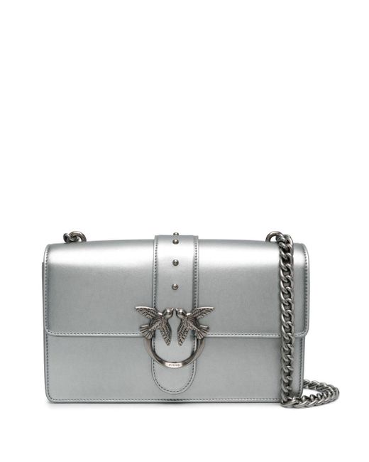 Pinko X Miomojo Classic Love Bag One Shoulder Bag in Gray | Lyst