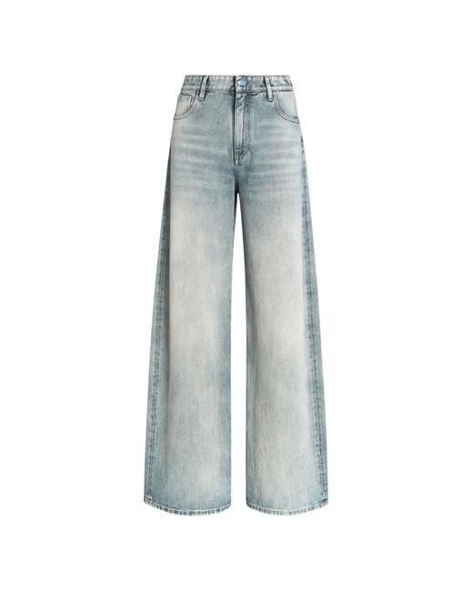 Genny Blue Five-Pocket Buttoned Jeans