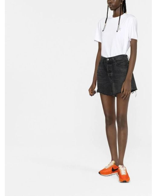 Golden Goose Deluxe Brand White Logo Cotton T-Shirt
