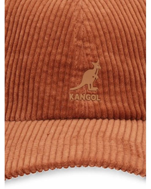 Kangol Brown Cozy Cord Earflap Baseball Cap