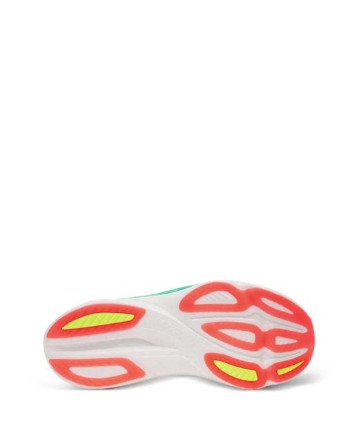 Saucony White Endorphin Azura Gradient Mesh Athletic Sneakers