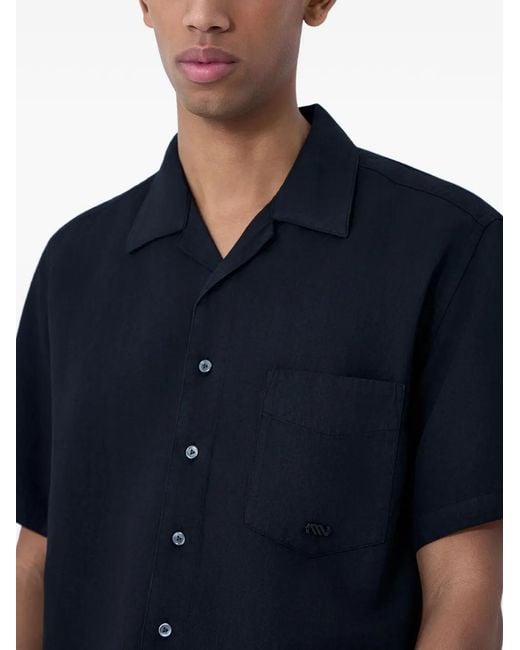 Massimo Osti Studio Blue Short-Sleeve Shirt for men