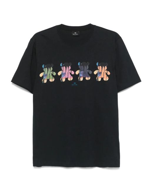 メンズ Paul Smith テディベア Tシャツ Black