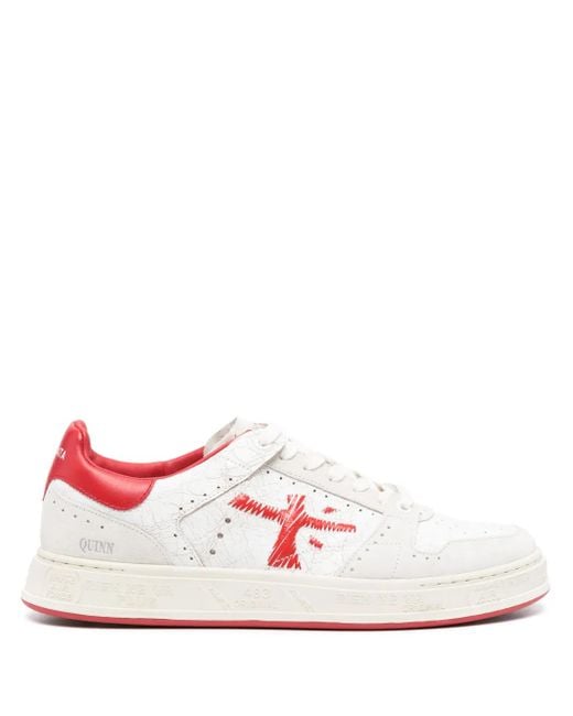 Premiata Pink Quinn Low-Top Sneakers for men
