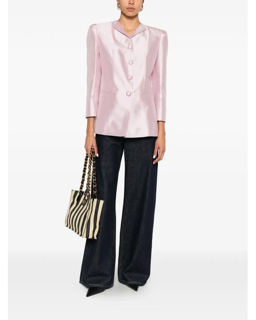 Valentino Garavani Pink Buttoned Jacket