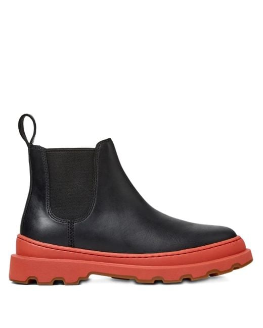 Camper Black Brutus Elastic-Panelled Chelsea Boots