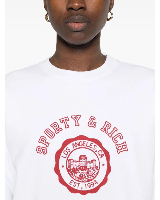 Sporty & Rich California Emblem スウェットシャツ White