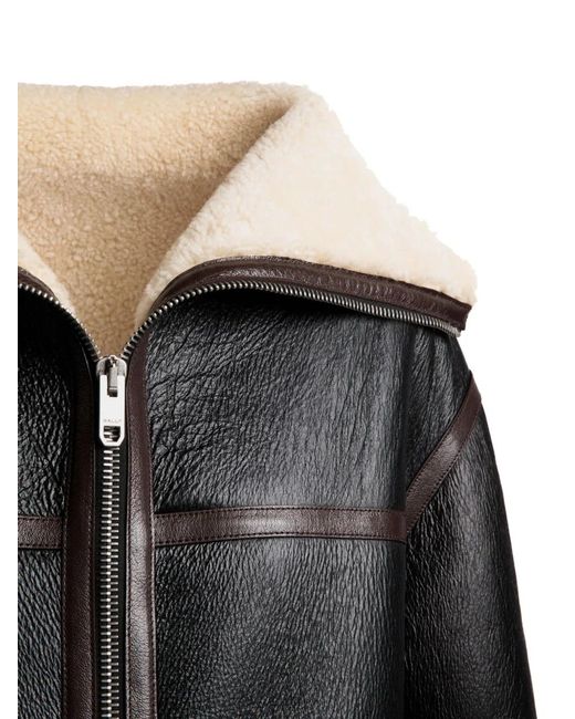 Bally Black Shearling-Lined Jacket