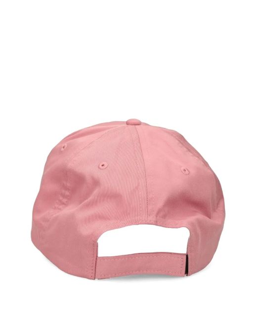 Gorra de algodón con logo bordado Tommy Hilfiger de color Pink