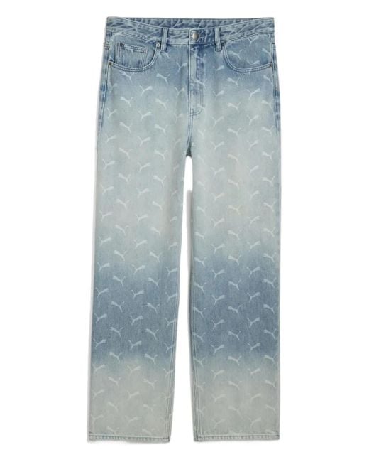 PUMA Blue X A$Ap Rocky Monogram Jeans for men