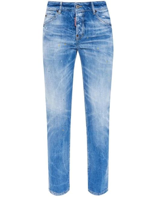 DSquared² Katoenen Jeans in het Blue