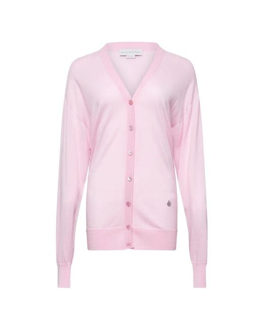 Stella McCartney Pink V-Neck Cardigan