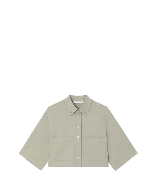 Low Classic Green Chemise À Coupe Crop