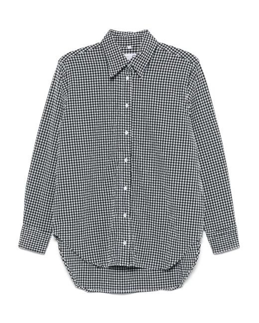 Hunza G チェック シャツ Gray