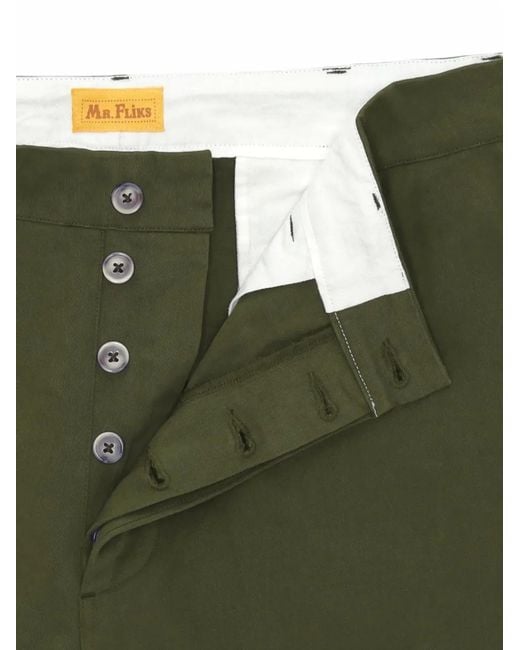 Fortela Green Greg Straight-Leg Trousers for men