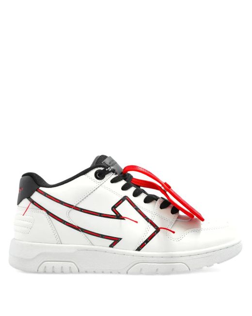 Off-White c/o Virgil Abloh White Lightning Bolt Low Sneakers
