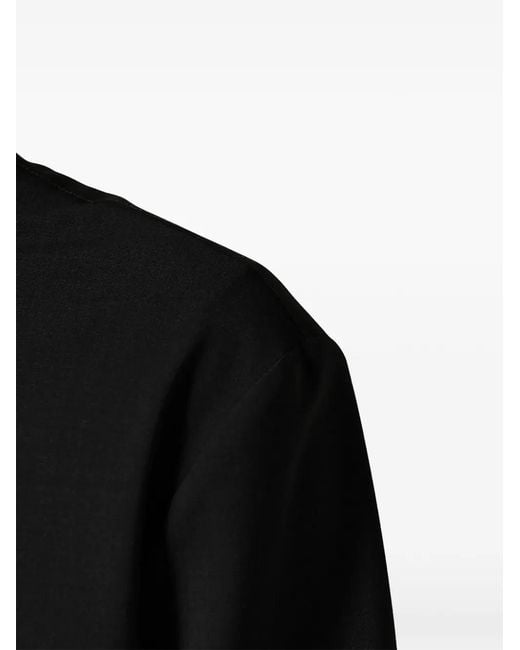 Dolce & Gabbana Black Logo-Patch Bomber Jacket for men