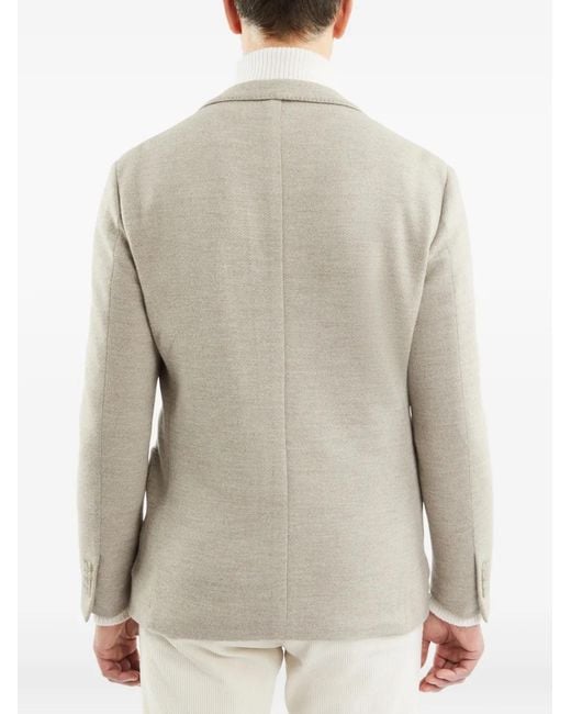 Fay Natural Single-Breasted Blazer for men