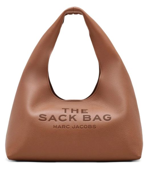 Marc Jacobs Brown The Leather Sack Tasche