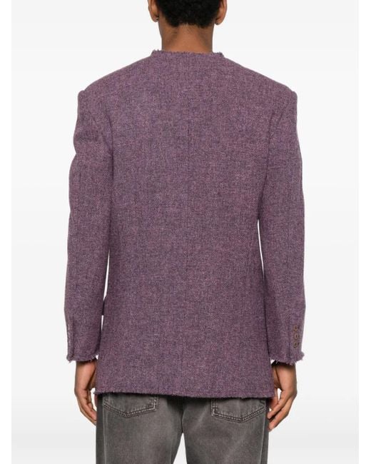 Magliano ツイード ジャケット Purple