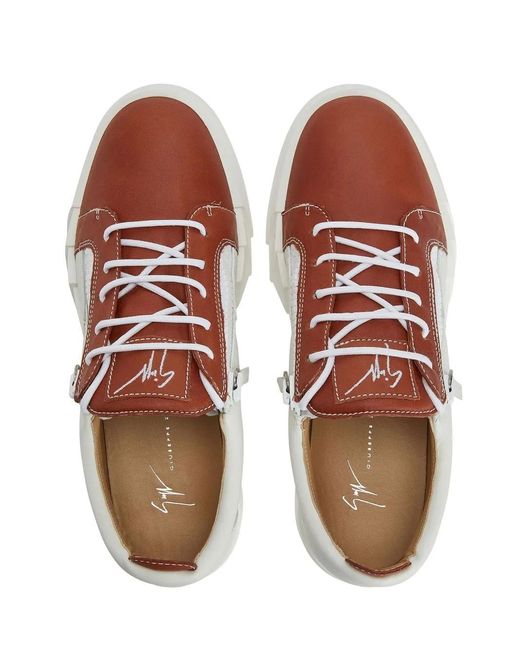 Giuseppe Zanotti Brown The Shark 2.0 Sneakers for men