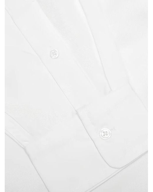 Pleasures White Impact Logo-Print Shirt for men