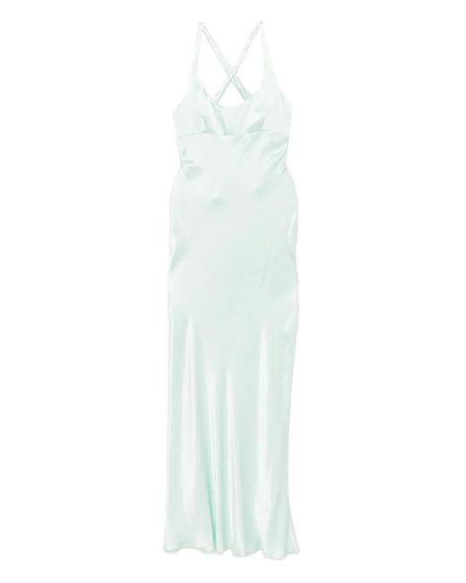 Bec & Bridge White Maxina Crossover Dress