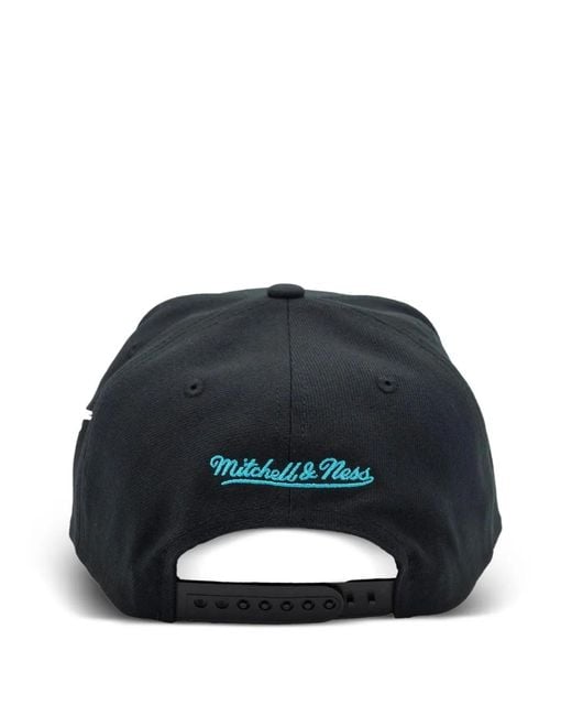 Mitchell & Ness Blue Mlb Miami Marlins Cooperstown Evergreen Script Snapback Cap for men