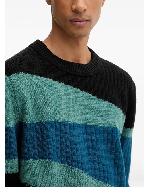 Paul Smith Blue Pull À Rayures for men