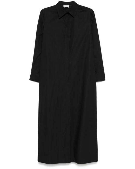 P.A.R.O.S.H. Black Canyox Maxi Dress