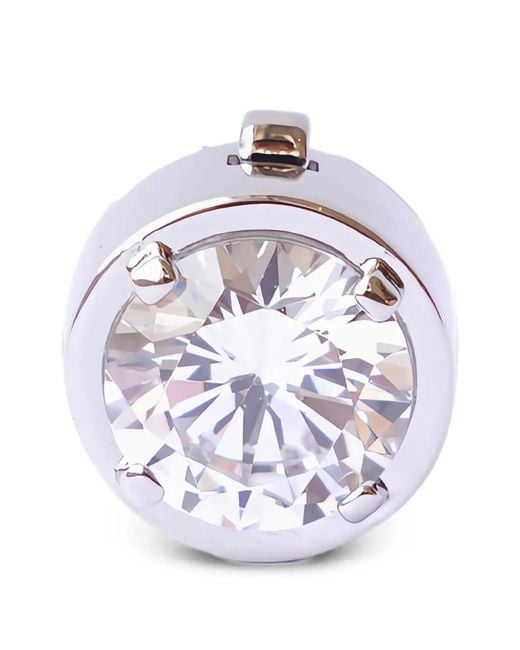 Izabel Display White Zirconia Button Cover