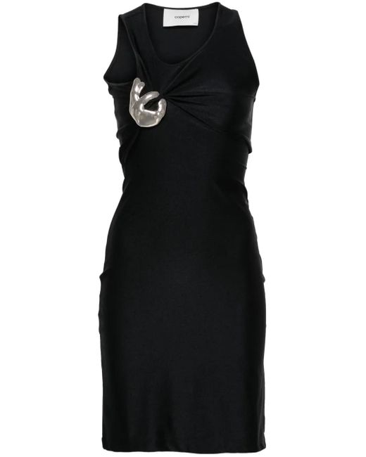 Coperni Black Abito Single Emoji