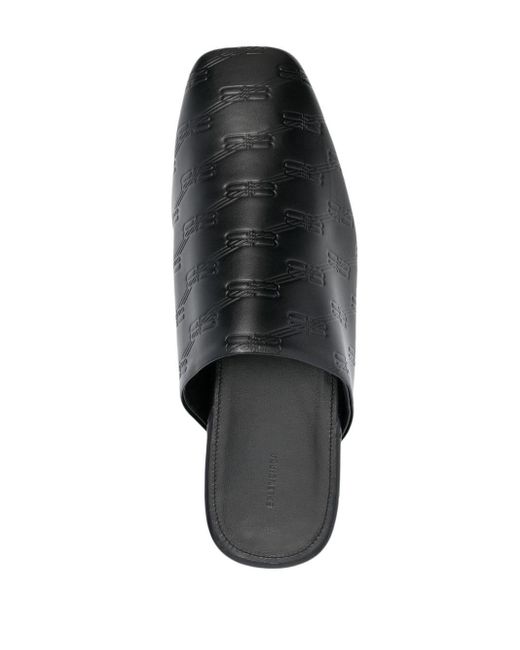 Balenciaga Black Cosy Bb Slippers for men