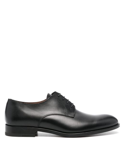 Fratelli Rossetti Black Panelled Oxford Shoes for men